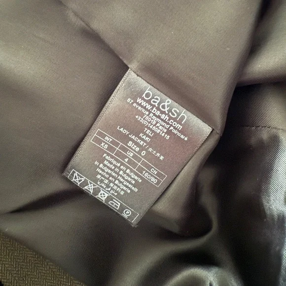 ba&sh Dark Brown Suit Jacket - Picture 6 of 6